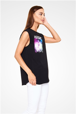 Hardwell Siyah Unisex Kolsuz Tişört