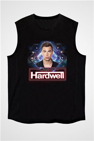 Hardwell Siyah Unisex Kolsuz Tişört