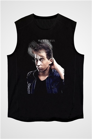 Hardwell Siyah Unisex Kolsuz Tişört