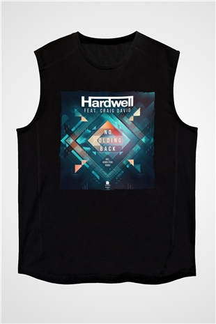 Hardwell Siyah Unisex Kolsuz Tişört