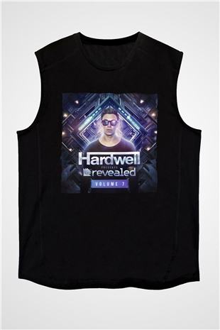 Hardwell Siyah Unisex Kolsuz Tişört