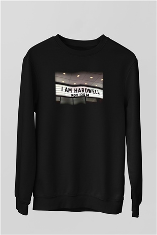 Hardwell Siyah Unisex Sweatshirt