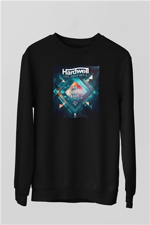 Hardwell Siyah Unisex Sweatshirt