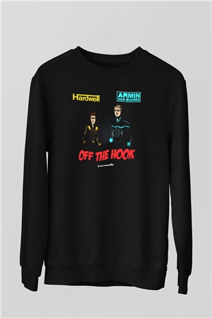 Hardwell Siyah Unisex Sweatshirt