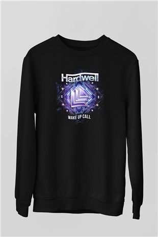 Hardwell Siyah Unisex Sweatshirt