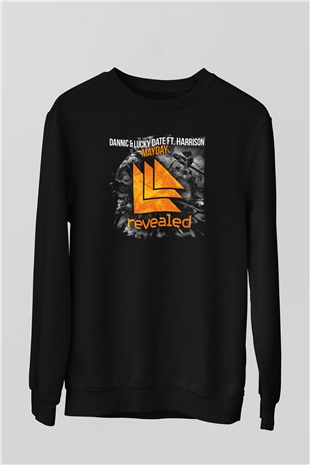 Hardwell Siyah Unisex Sweatshirt