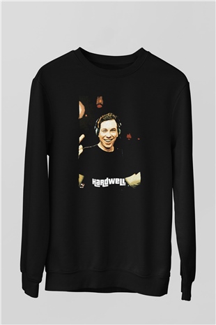 Hardwell Siyah Unisex Sweatshirt