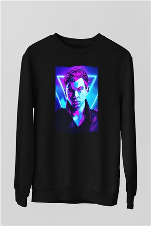 Hardwell Siyah Unisex Sweatshirt
