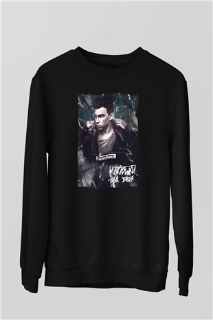 Hardwell Siyah Unisex Sweatshirt