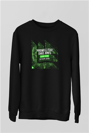 Hardwell Siyah Unisex Sweatshirt