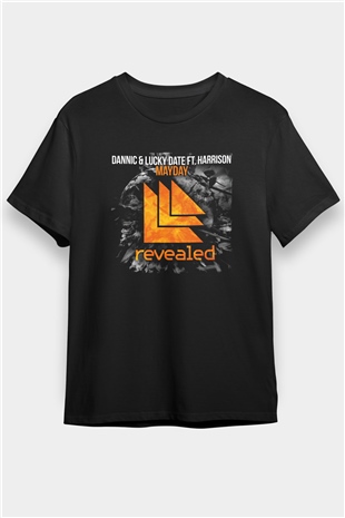 Hardwell Siyah Unisex Tişört T-Shirt - TişörtFabrikası
