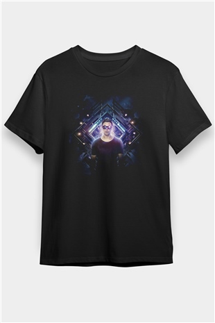 Hardwell Siyah Unisex Tişört T-Shirt - TişörtFabrikası