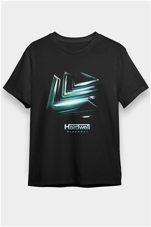 Hardwell Siyah Unisex Tişört T-Shirt - TişörtFabrikası