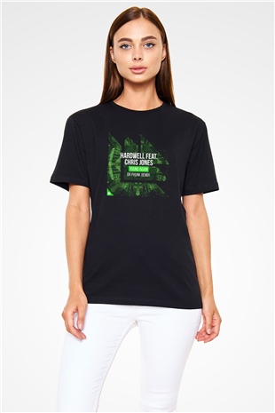 Hardwell Siyah Unisex Tişört T-Shirt - TişörtFabrikası