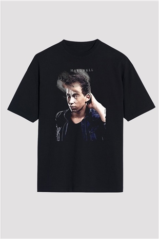 Hardwell Siyah Oversize Tişört Oversize T-shirt - TişörtFabrikası
