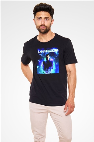 Hardwell Siyah Unisex Tişört T-Shirt - TişörtFabrikası