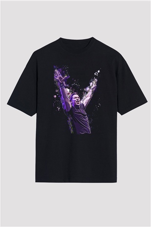 Hardwell Siyah Oversize Tişört Oversize T-shirt - TişörtFabrikası