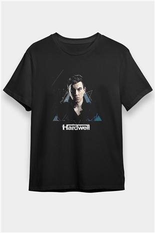 Hardwell Siyah Unisex Tişört T-Shirt - TişörtFabrikası