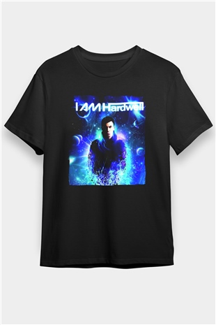 Hardwell Siyah Unisex Tişört T-Shirt - TişörtFabrikası