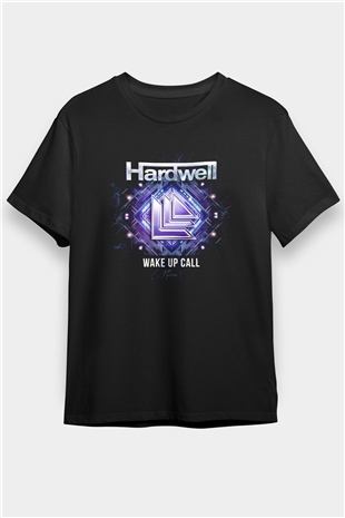 Hardwell Siyah Unisex Tişört T-Shirt - TişörtFabrikası