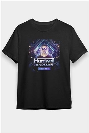 Hardwell Siyah Unisex Tişört T-Shirt - TişörtFabrikası