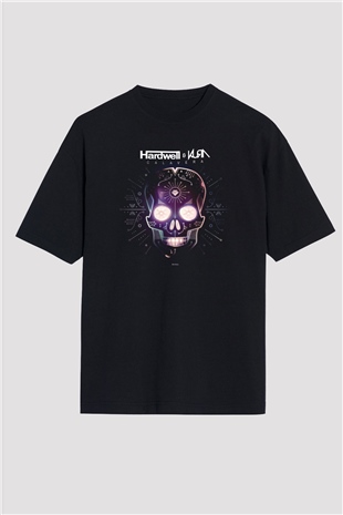 Hardwell Siyah Oversize Tişört Oversize T-shirt - TişörtFabrikası
