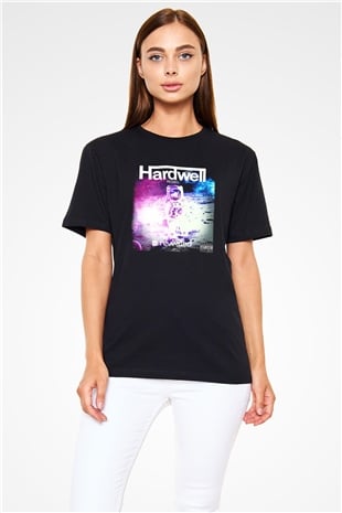 Hardwell Siyah Unisex Tişört T-Shirt - TişörtFabrikası