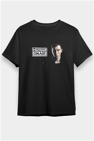 Hardwell Siyah Unisex Tişört T-Shirt - TişörtFabrikası