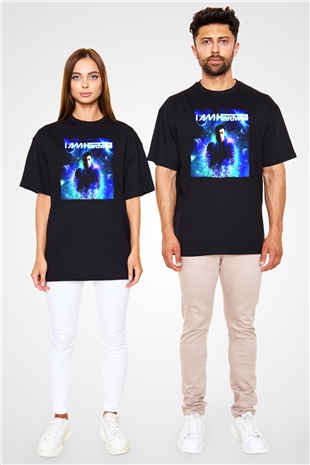 Hardwell Siyah Oversize Tişört Oversize T-shirt - TişörtFabrikası