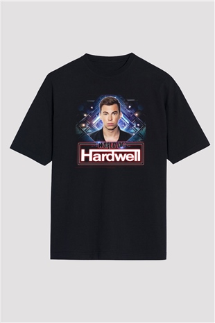 Hardwell Siyah Oversize Tişört Oversize T-shirt - TişörtFabrikası
