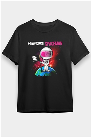 Hardwell Siyah Unisex Tişört T-Shirt - TişörtFabrikası