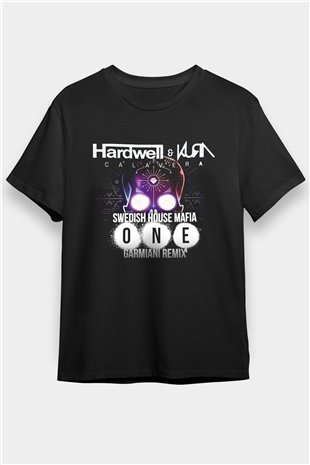 Hardwell Siyah Unisex Tişört T-Shirt - TişörtFabrikası