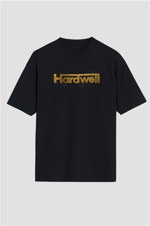 Hardwell Siyah Oversize Tişört Oversize T-shirt - TişörtFabrikası