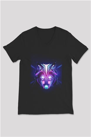 Hardwell Siyah Unisex V Yaka Tişört