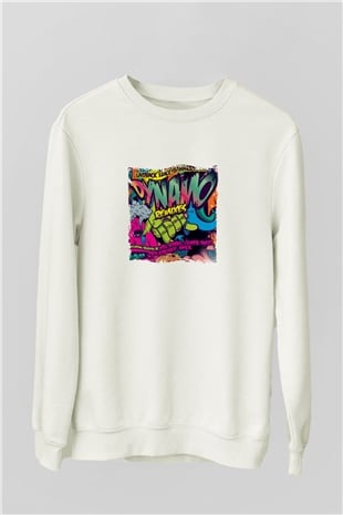 HardwellBaskılı Beyaz Sweatshirt