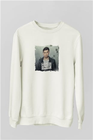 HardwellBaskılı Beyaz Sweatshirt