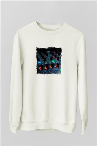 HardwellBaskılı Beyaz Sweatshirt