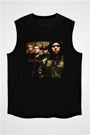 Hatebreed Baskılı Unisex Siyah Kolsuz Tişört