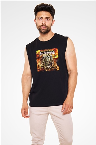 Hatebreed Baskılı Unisex Siyah Kolsuz Tişört