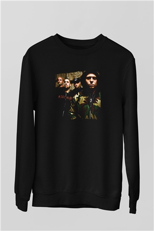 Hatebreed Baskılı Unisex Siyah Sweatshirt