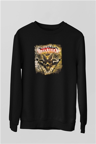 Hatebreed Baskılı Unisex Siyah Sweatshirt