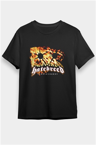 Hatebreed Baskılı Unisex Siyah Tişört