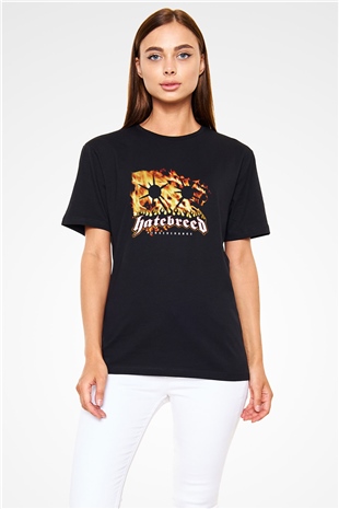 Hatebreed Baskılı Unisex Siyah Tişört