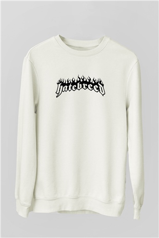 Hatebreed Beyaz Unisex Sweatshirt
