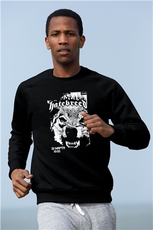 Hatebreed Siyah Unisex Sweatshirt