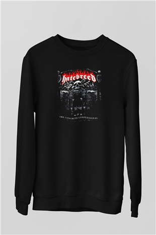 Hatebreed Siyah Unisex Sweatshirt