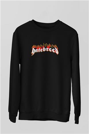 Hatebreed Siyah Unisex Sweatshirt