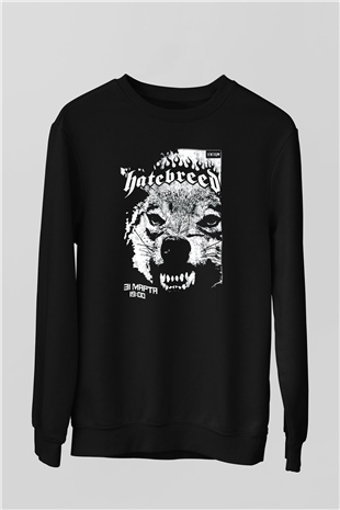 Hatebreed Siyah Unisex Sweatshirt