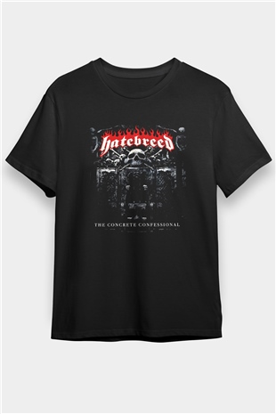 Hatebreed Siyah Unisex Tişört T-Shirt - TişörtFabrikası
