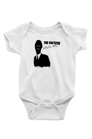 Haunted (The) Baskılı Unisex Beyaz Bebek Body - Zıbın